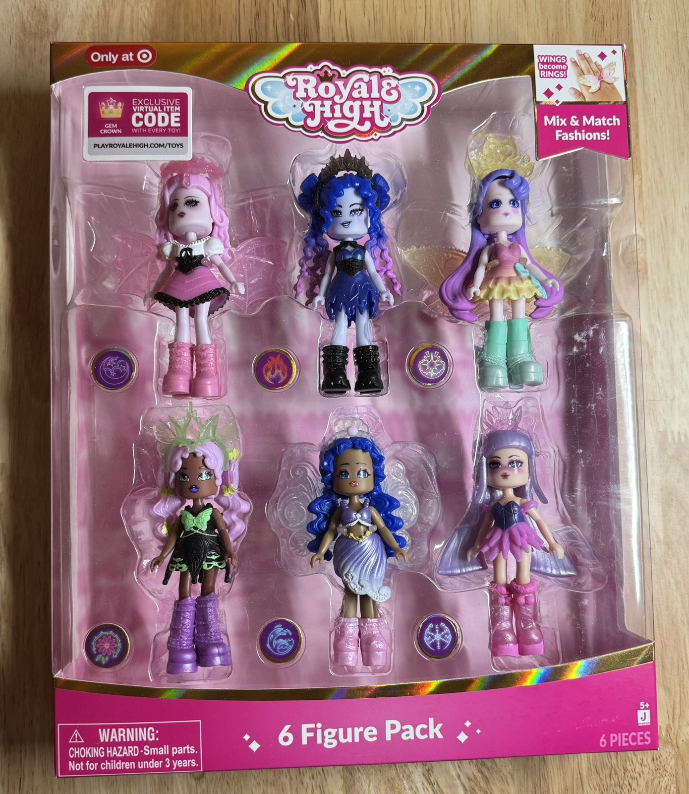 Royale High 6 Figure Pack Mix & Match Fashion Dolls – NO CODE