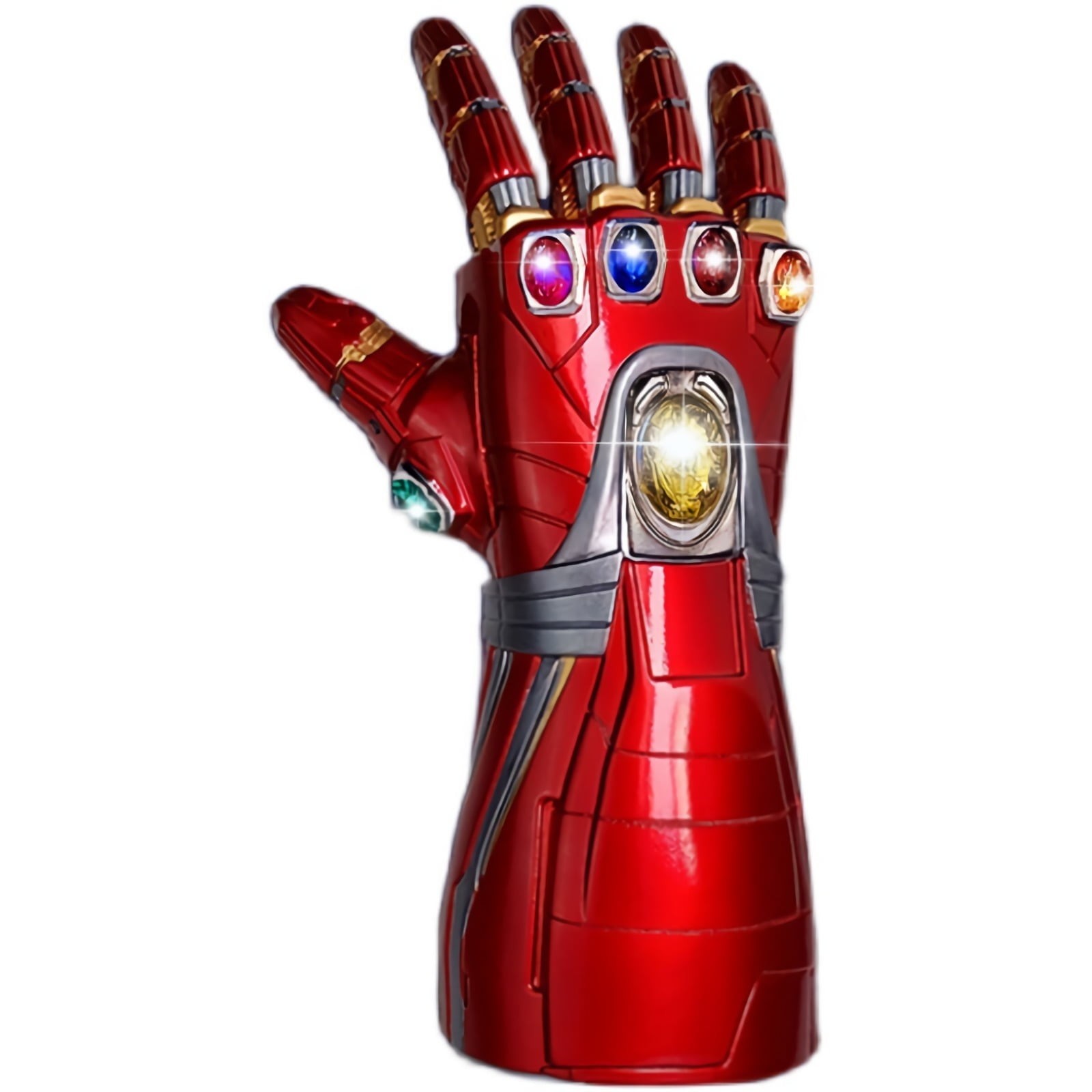 Iron Man LED Gloves Thanos Infinity Gauntlet Avengers Endgame Stone Removable