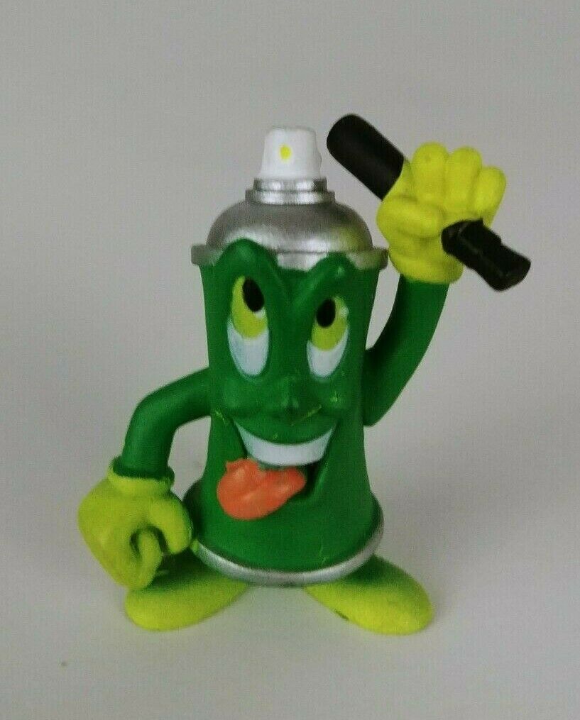The CAN CREW Urban Spray Cans Pilot Green figurine collectible retired 1.5″