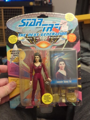 Star Trek The Next Generation Counselor Deanna Troi Playmates Figure 1993 NIB
