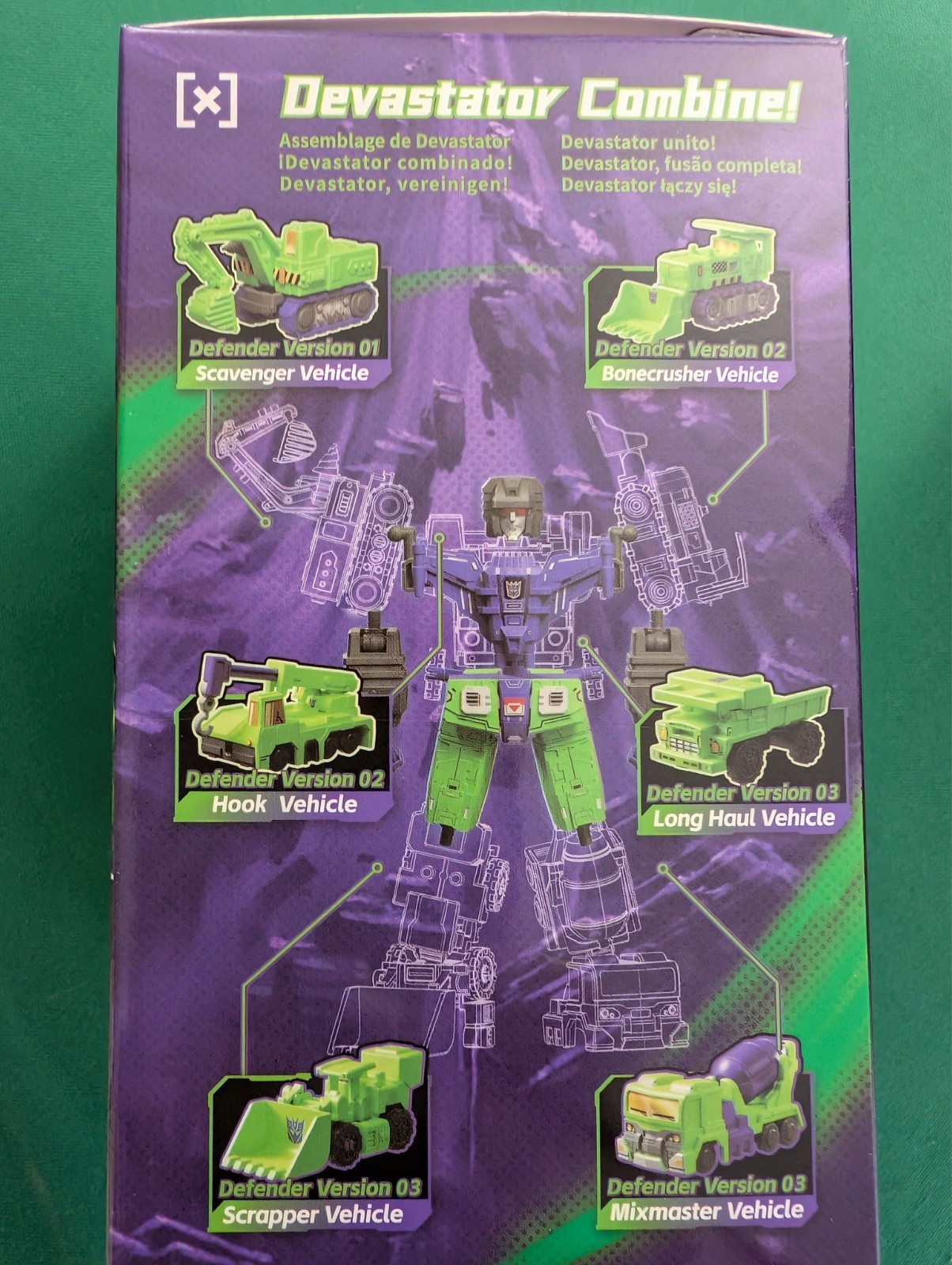 Blokees Transformers Defender DEVASTATOR ULTIMATE PACK! Complete Combiner Set!
