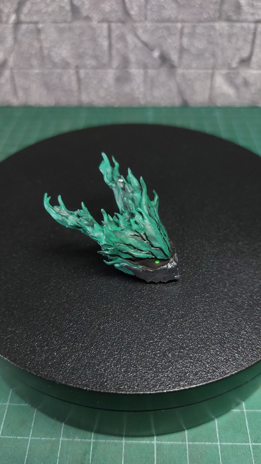 Handmade 1/12 3D Print Head for deku dark version Action Figure SHF(No body)