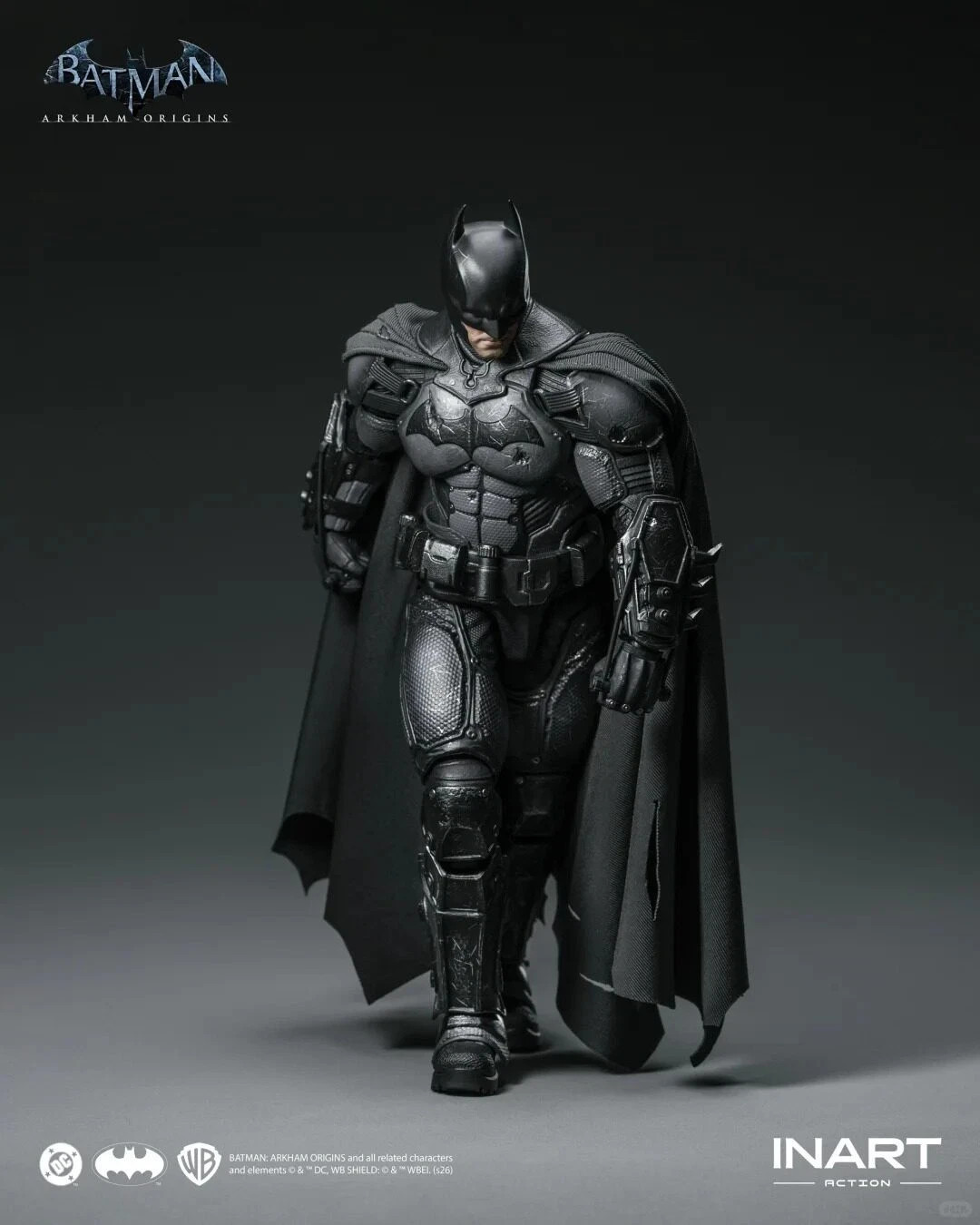 INART G0007 1/12 Arkham Batman (Battle Damaged Version) Action Figure In Stock