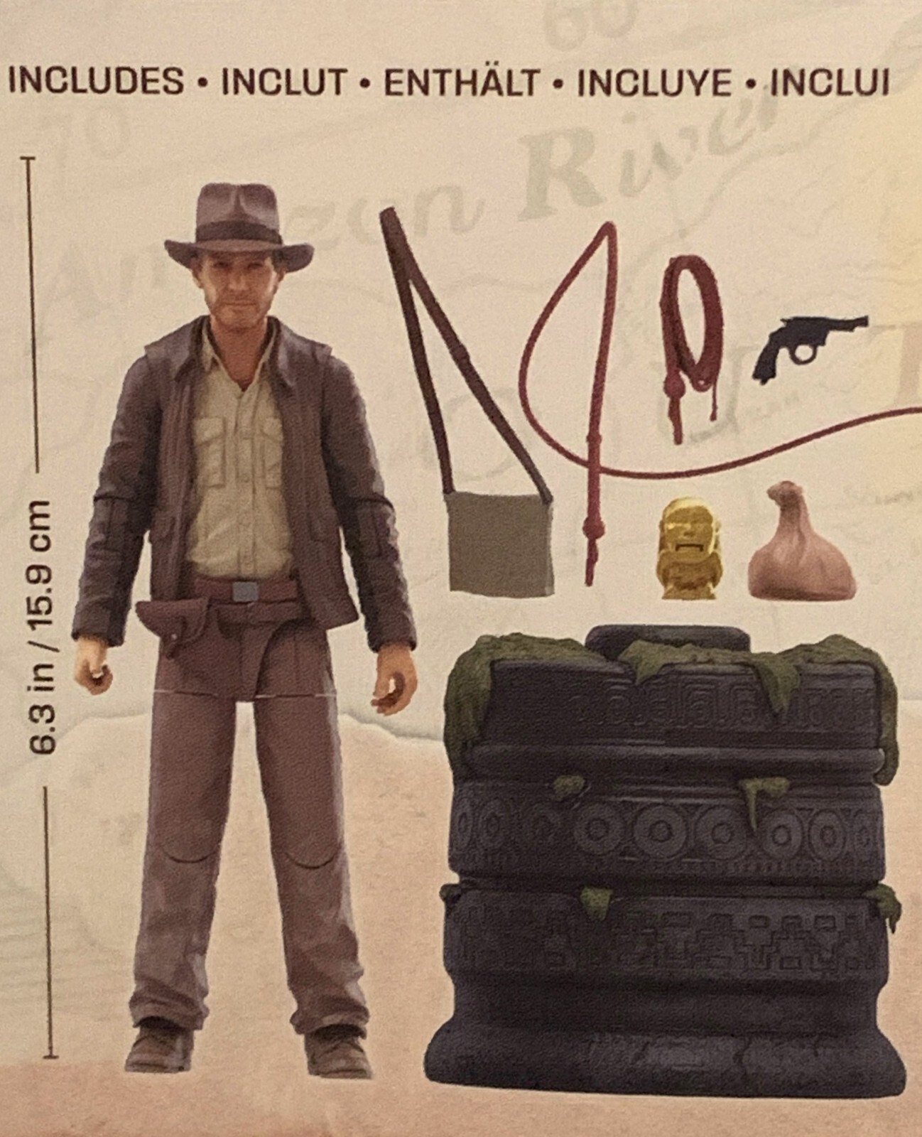 Hasbro Indiana Jones Adventure Series Temple Escape 6” Action Figure F6057 NEW