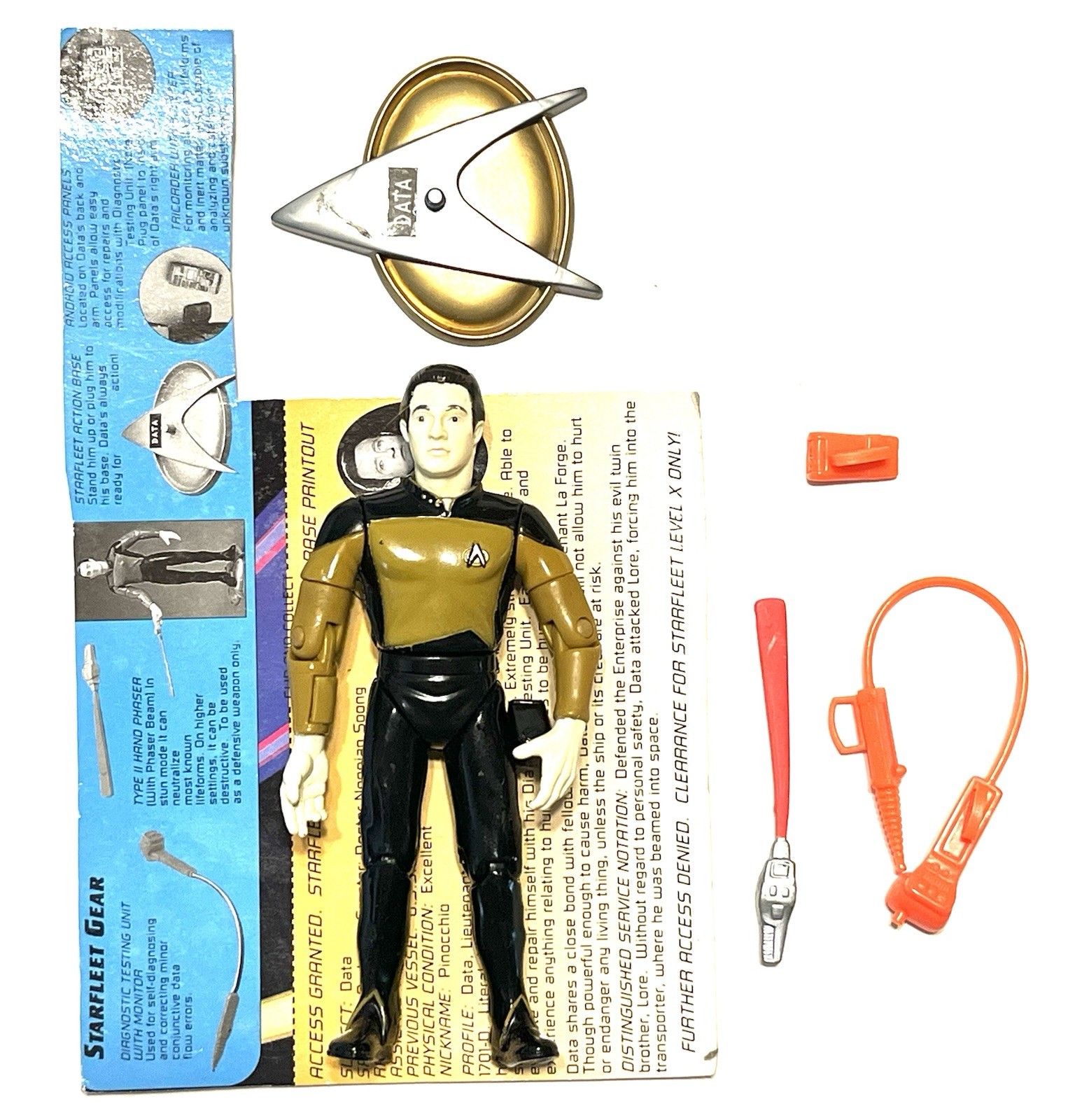 Playmates Star Trek The Next Generation Lieutenant Commander Data Action Figure