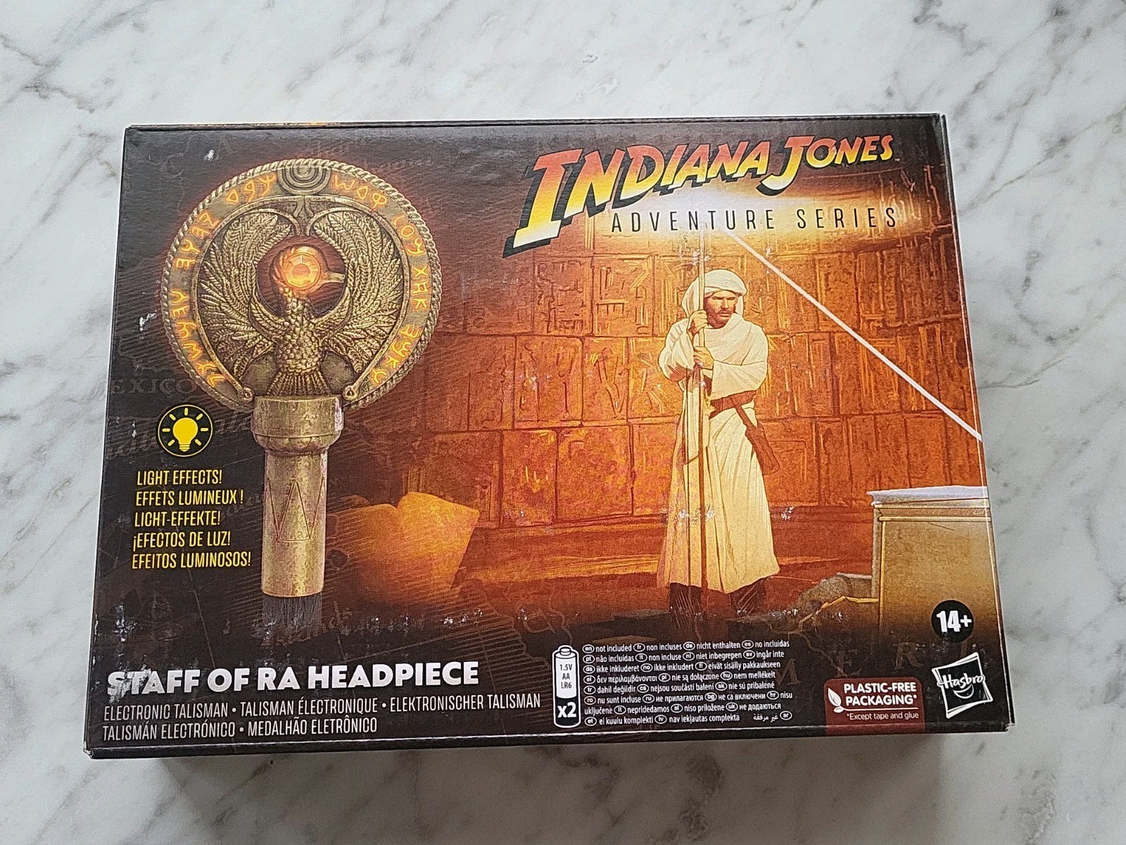 Indiana Jones Adventure Series Staff of Ra Headpiece Electronic New Damaged Box