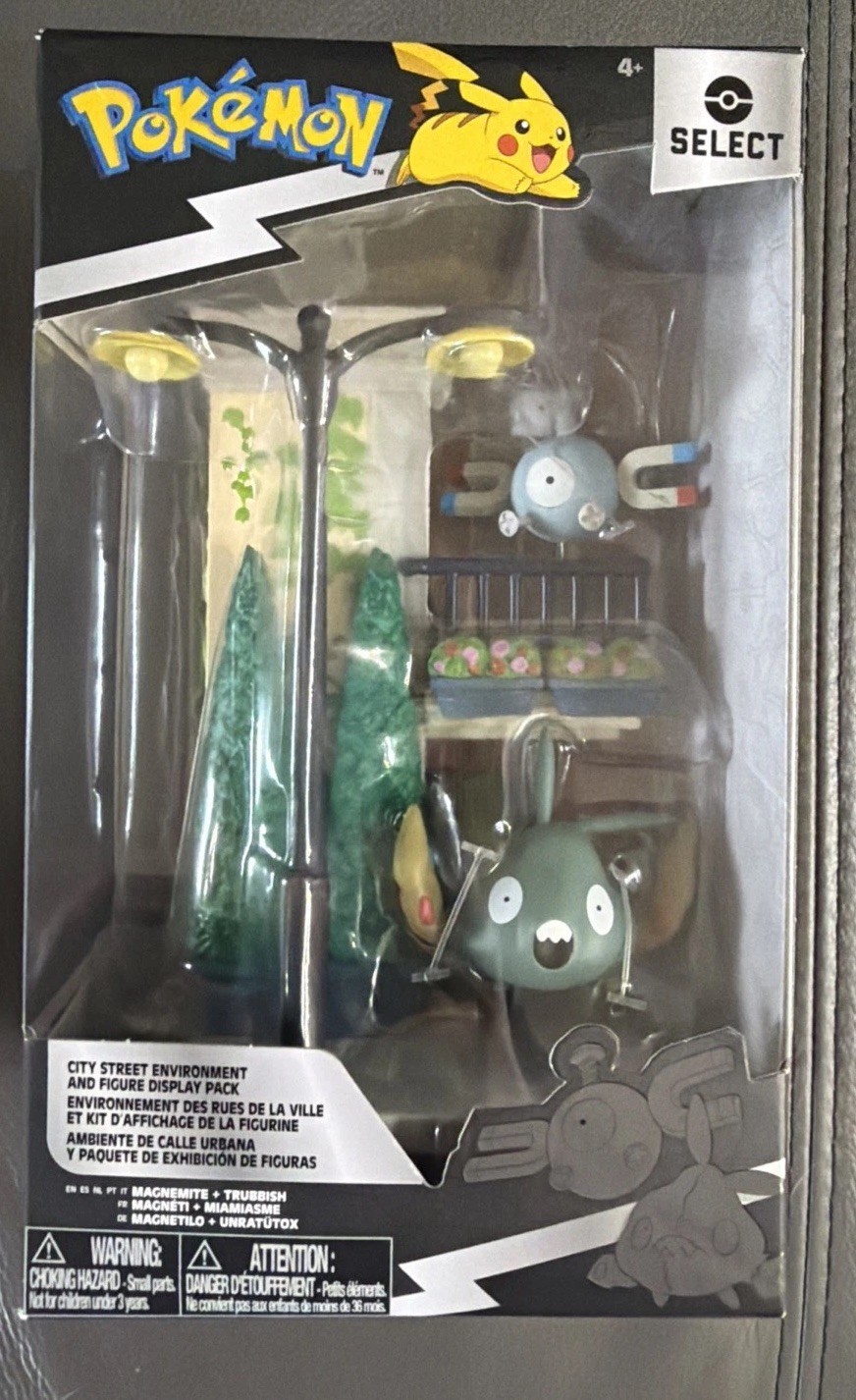 Pokemon Select City Street Environment Set Magnemite & Trubbish Series 5 NEW