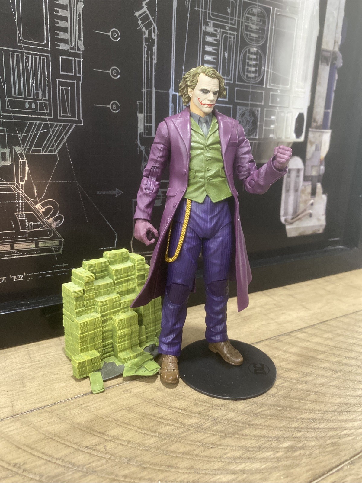 McFarlane JOKER Dark Knight Movie DC MULTIVERSE Heath Ledger 2023 7in.