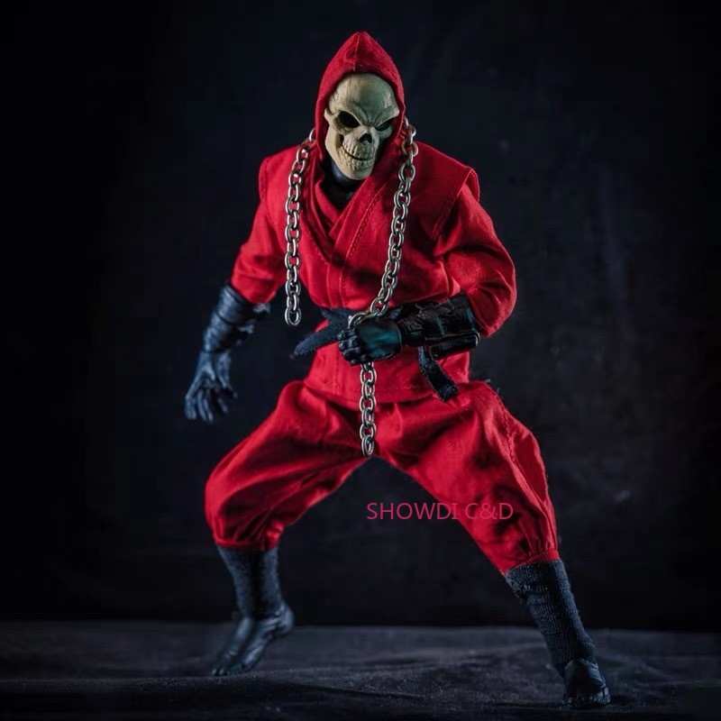 1/12 Men’s Japanese Ninja Samurai Combat Uniform Set Model For 6” Action Figure