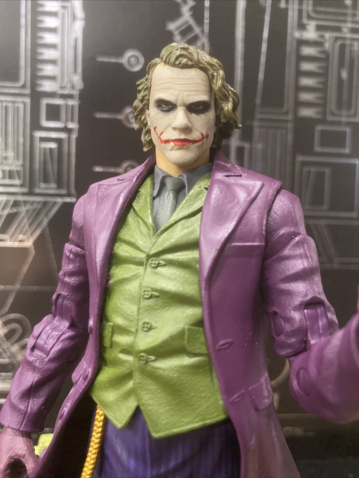 McFarlane JOKER Dark Knight Movie DC MULTIVERSE Heath Ledger 2023 7in.