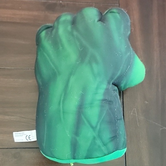 Incredible Hulk Marvel Smash Hand Plush Fist (Only One) Tie Dye Green One Size