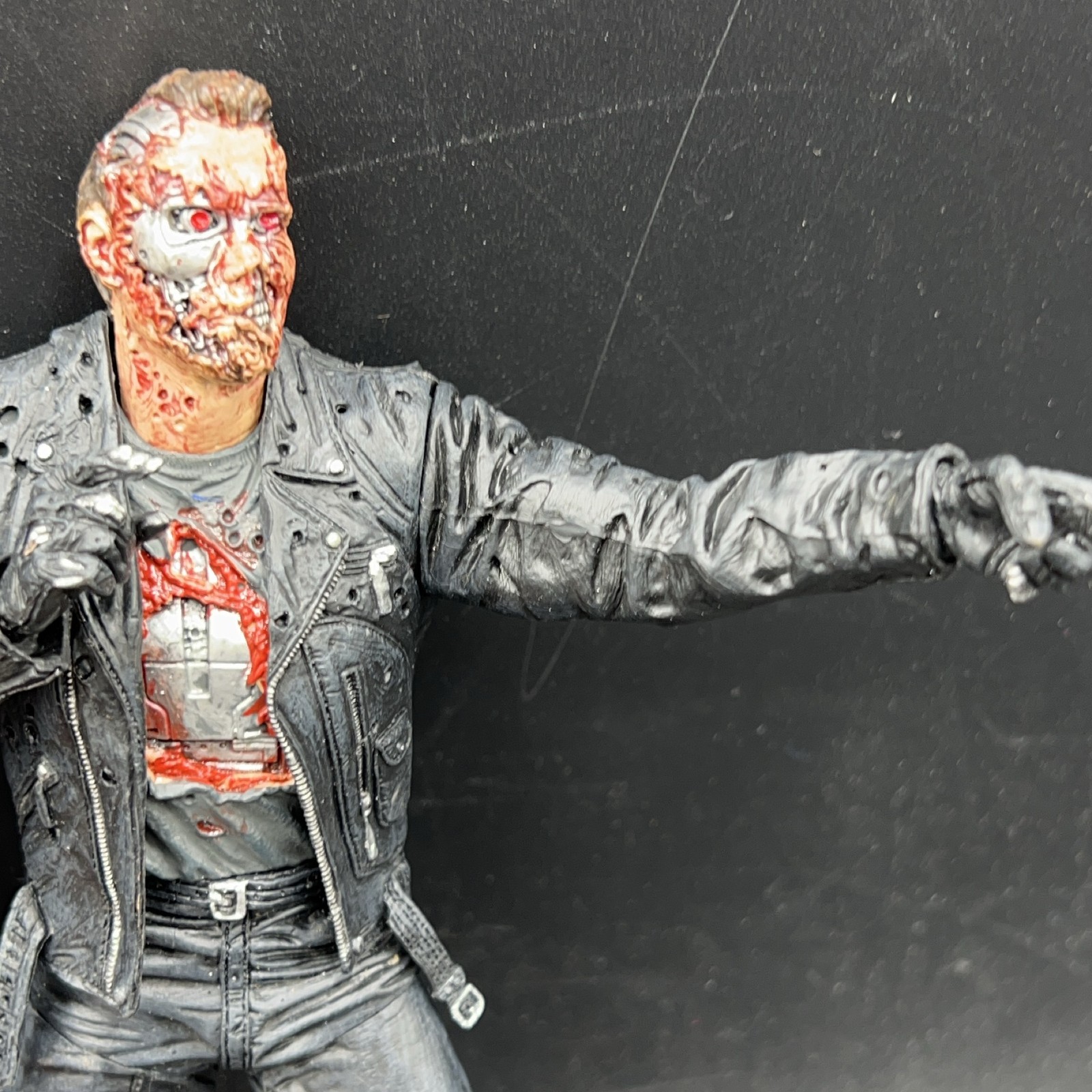 McFarlane Toys Movie Maniacs T2 T-1000 T-800 Action Figures 2001