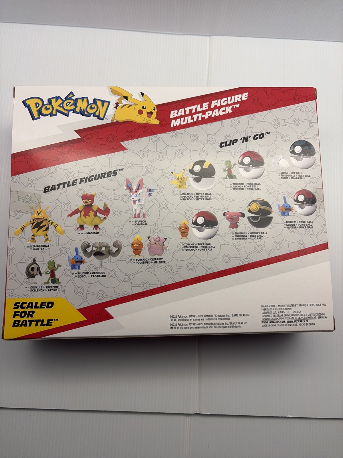 Pokemon Battle Figure 8 Pack Pikachu Eevee Mimikyu Raichu Togepi Set BRAND NEW