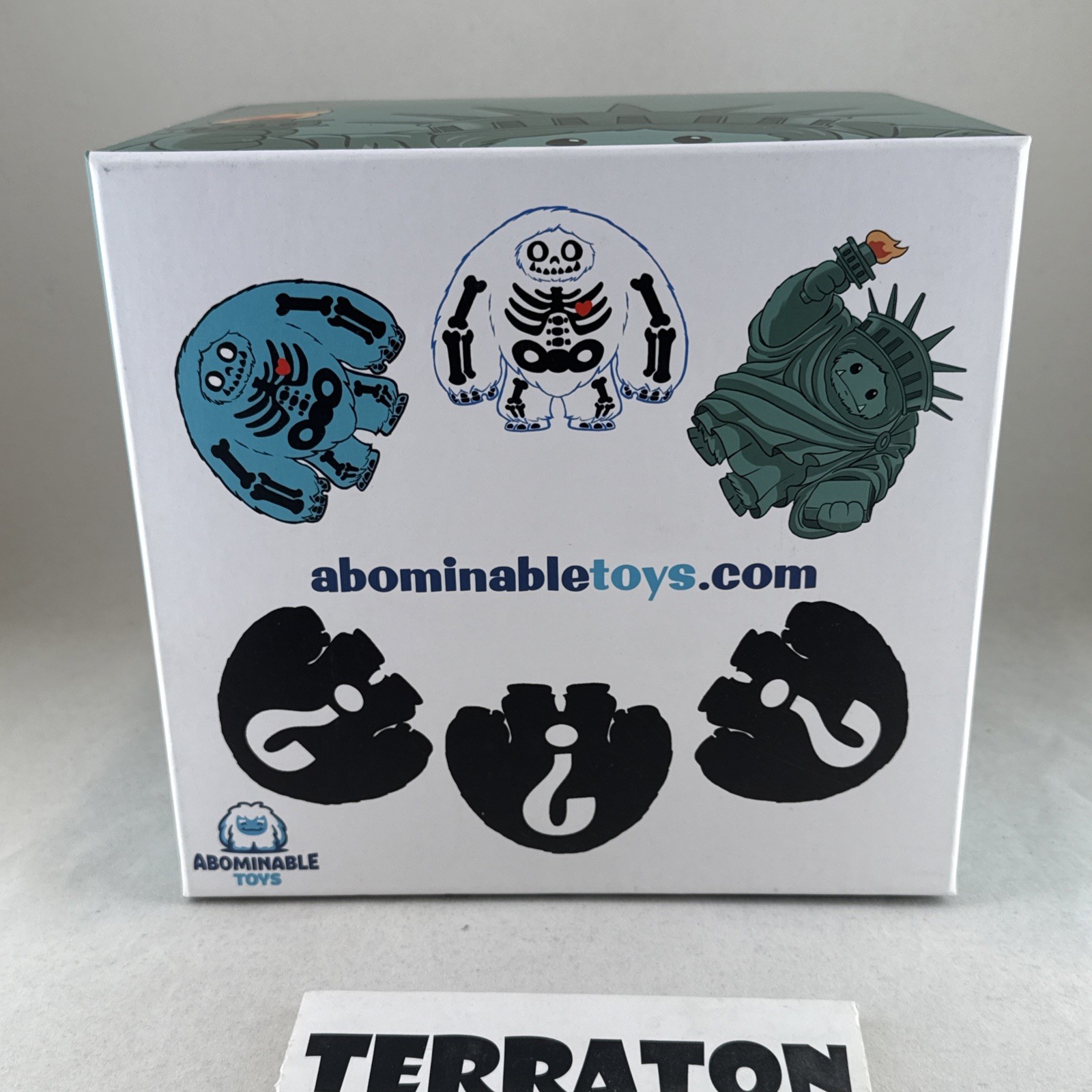 Statue Of Liberty Chomp Abominable Toys Series 2 NYCC 2019 LE 450 GITD flame