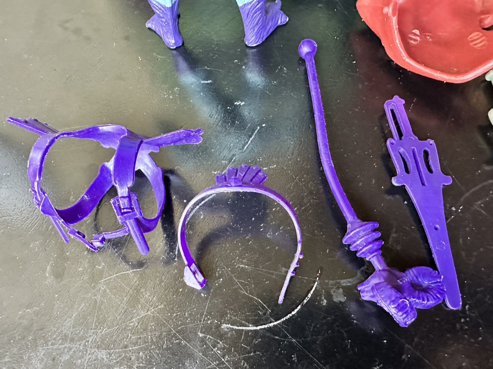 Heman Battle Cat Skeletor Soft Head 1981 Taiwan Panthor Complete Lot Shera MOTU