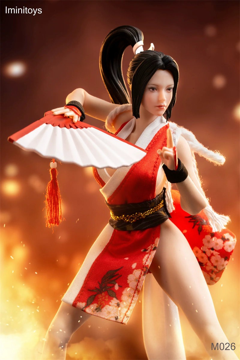 1/12 Female Fighter Shiranui Mai 6″ Action Figure Model iminitoys M026 ❶USA❶