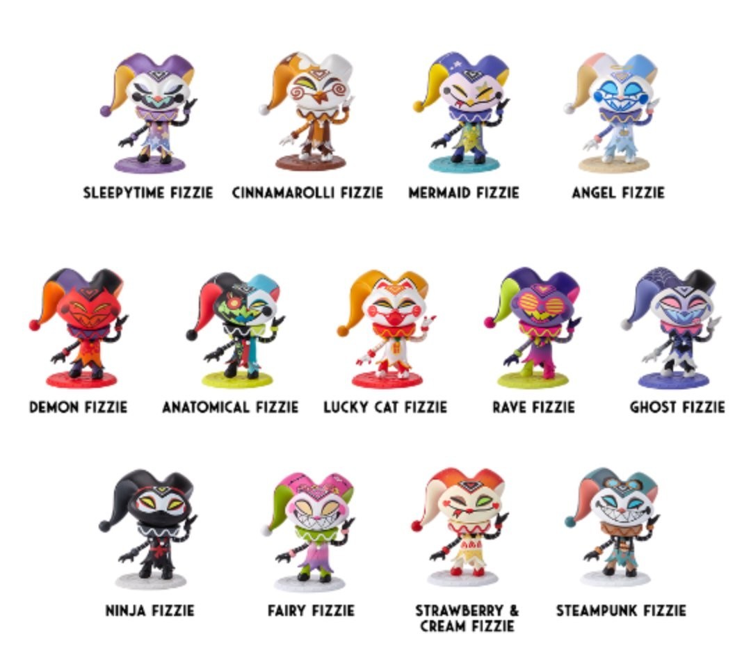 Fizzie Helluva Boss Fizzies Vinyl Figure Blind Box Robo Fizz Fizzarolli *NO BOX*