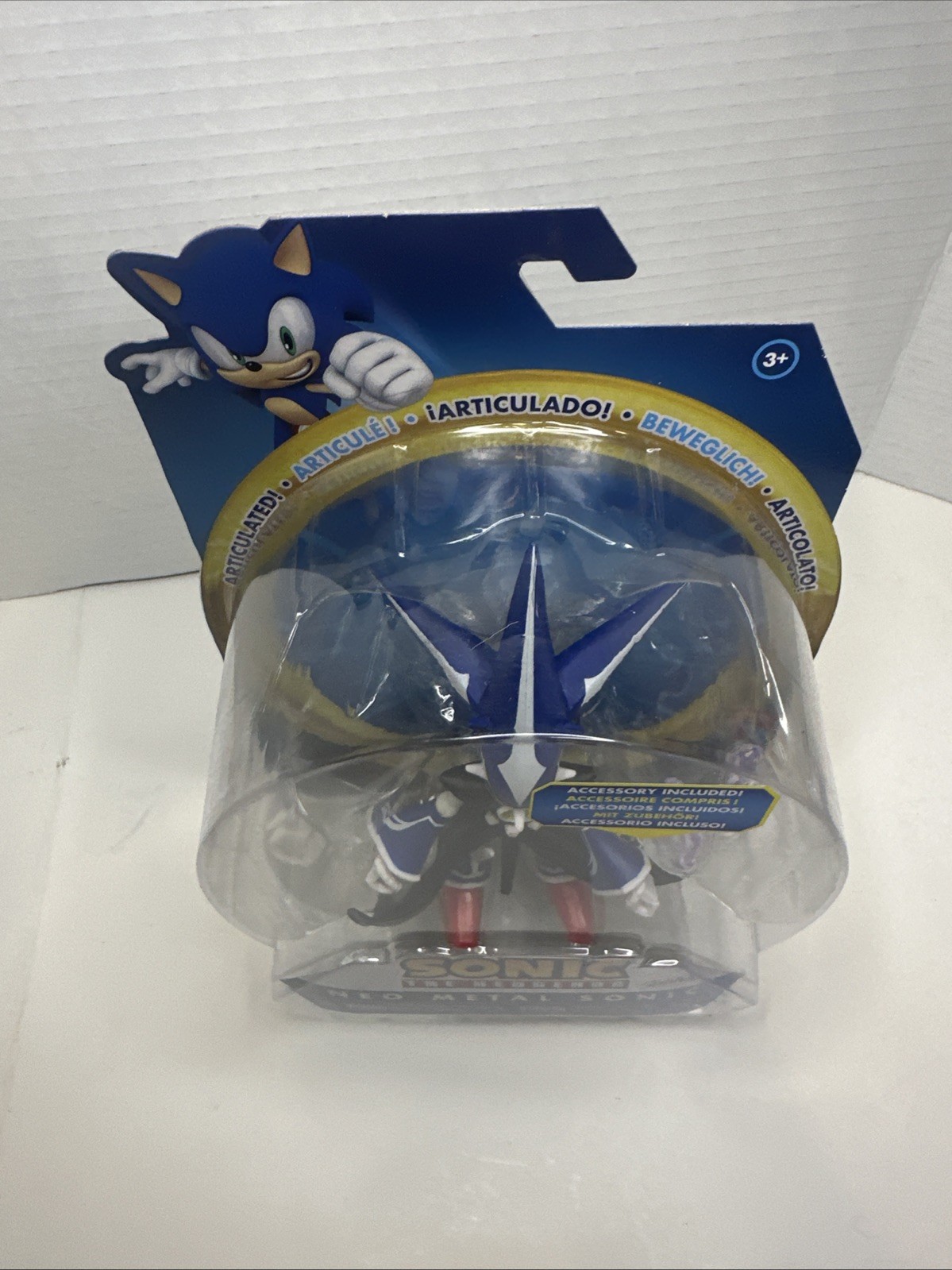 Brand New Jakks Pacific Sonic The Hedgehog Neo Metal Sonic 4 inch Action Figure