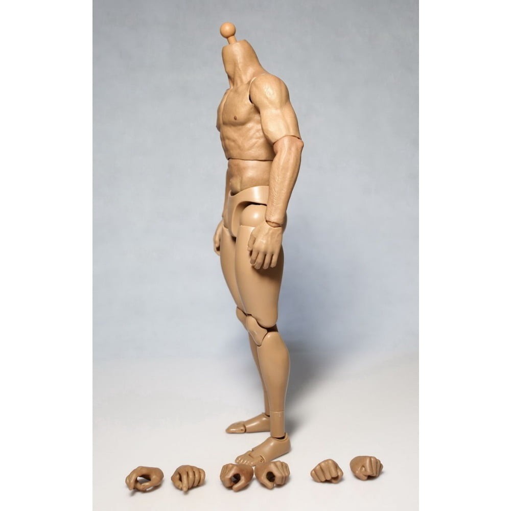 US ZC Toy 1/6 Muscular Body For 12″ Hot Toys Model Male Action Figure Head Toys