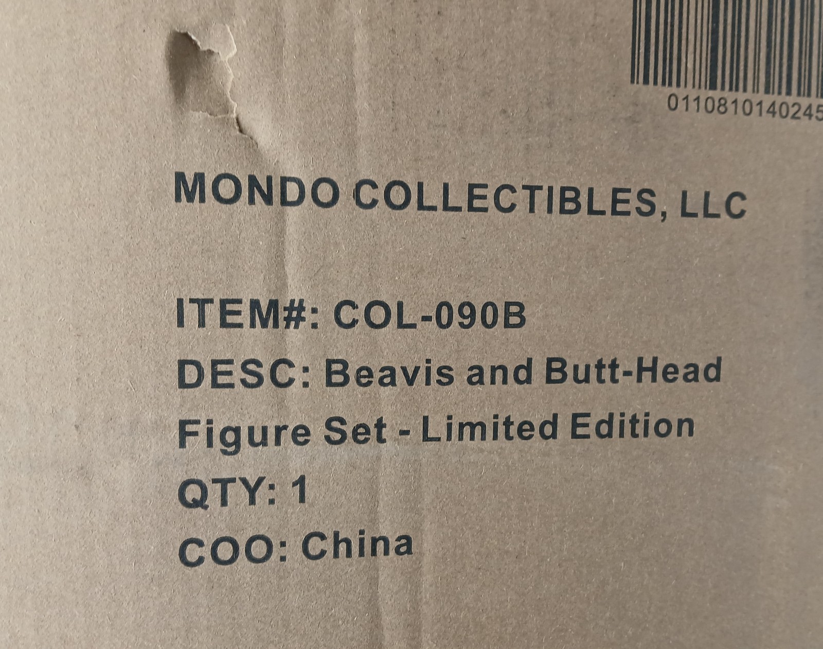MONDO Beavis and Butt-Head Figures Limited Edition 1250 Unit Size MTV