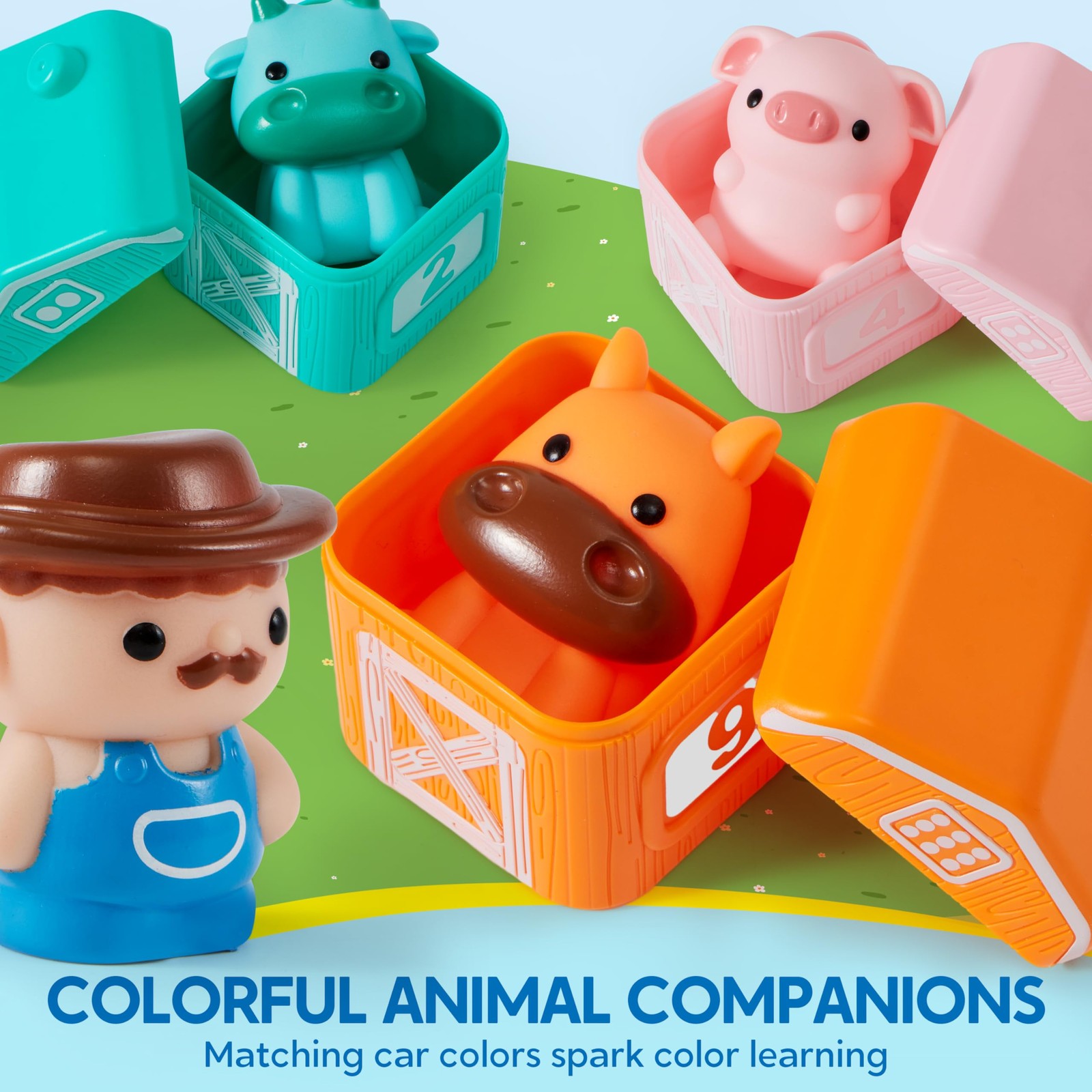 Learning Toy for Toddlers 1 2 3 Years Old, Counting, Matching & Sorting