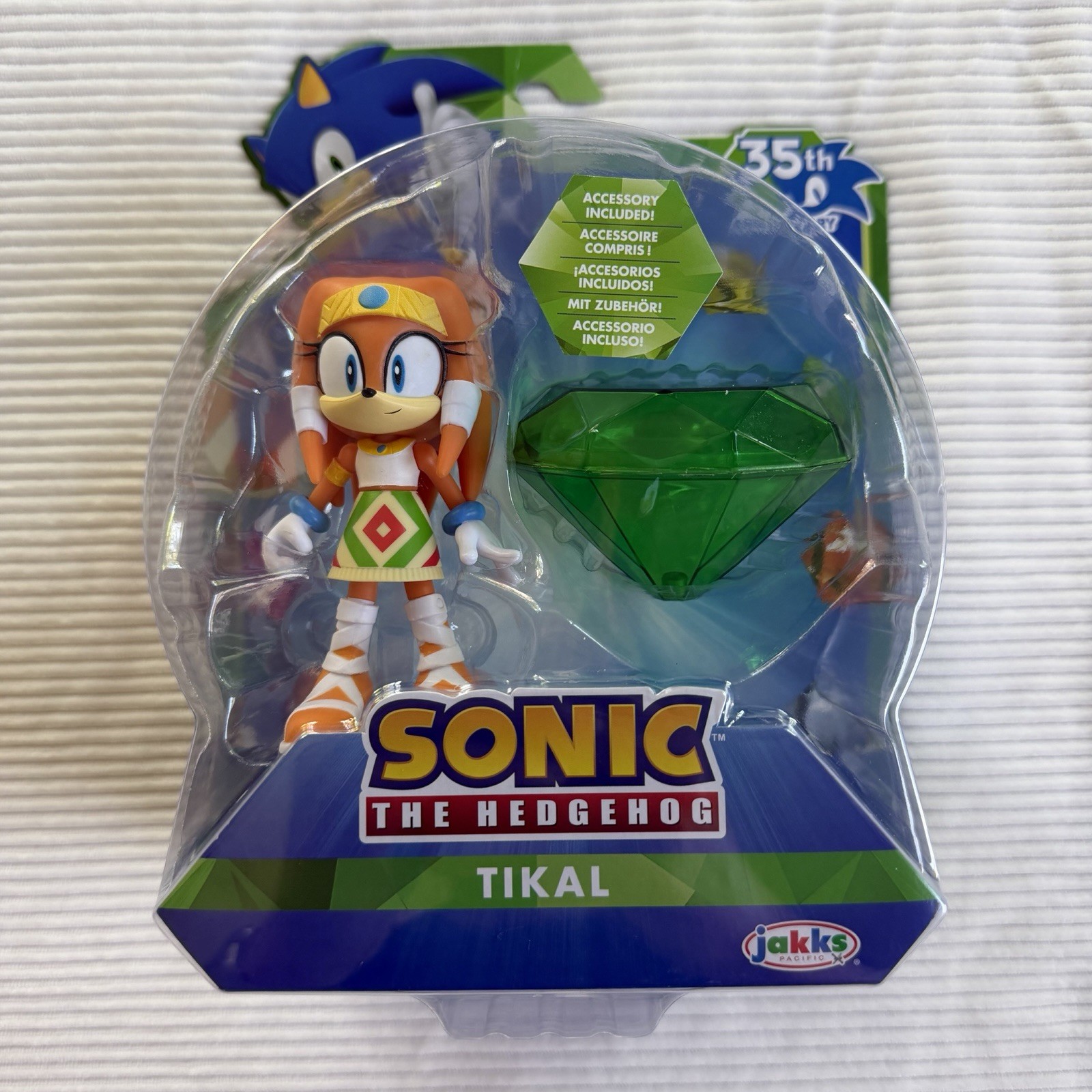 Jakks Pacific Sonic The Hedgehog Tikal The Echidna 35th Anniversary Figure NIB