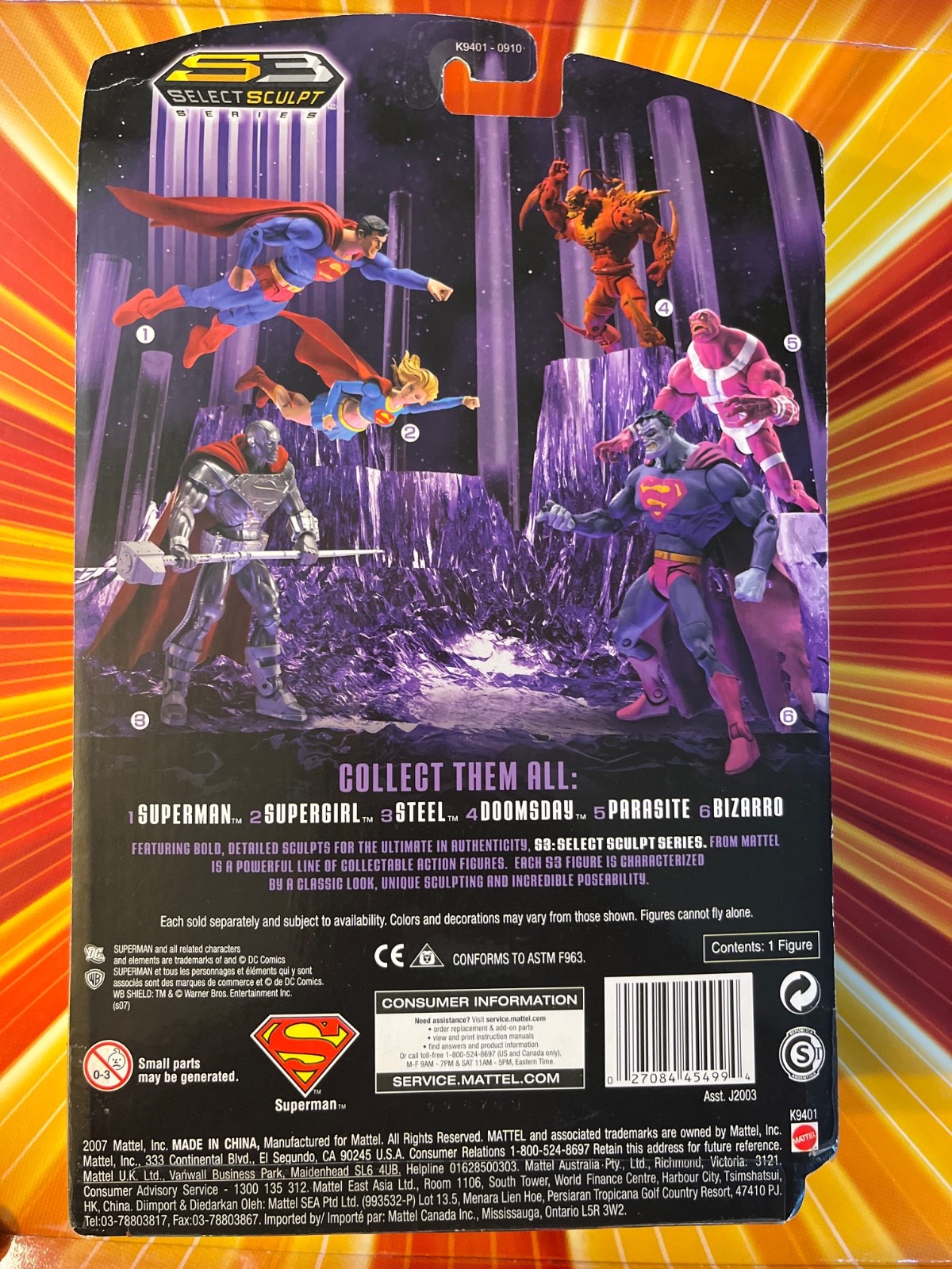Mattel DC Super Heroes PARASITE New MOC DCUC 6″ 1:12 K2003 2007 Universe Classic