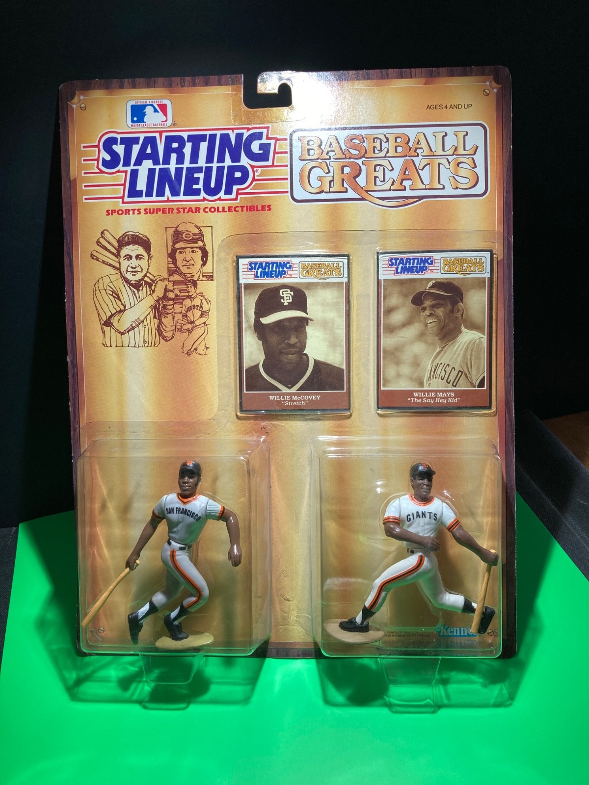 (12) 1989 Baseball Greats Willie McCovey- Willie Mays With Original Case