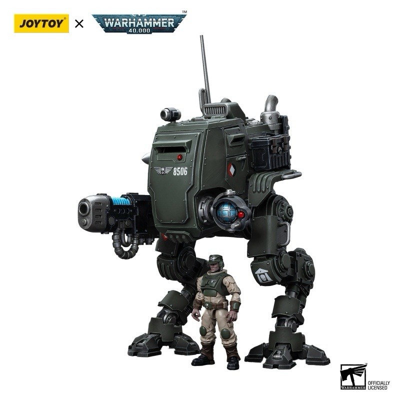 JoyToy Warhammer 40,000 Astra Militarum Cadian Armoured Sentinel 1:18