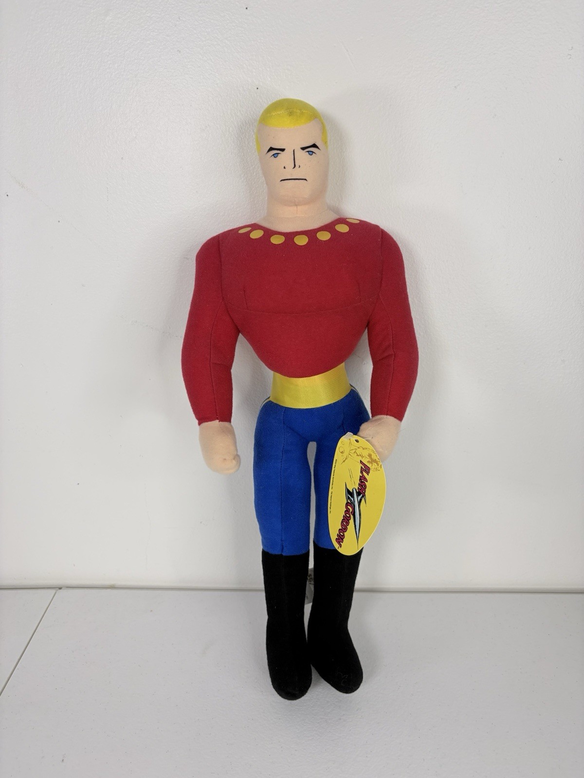 Flash Gordon Plush Toy Factory 2003 16” Science Fiction Hero DC Comics