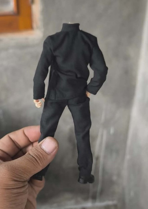 PB-GOJO-SET: Jujutsu Kaisen Gojo School Outfit for Romanke 1/12 male body