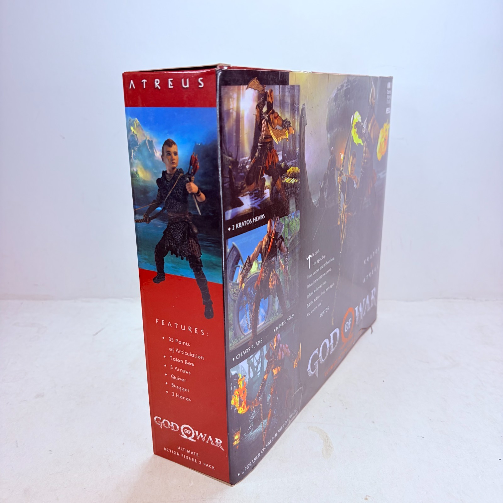 God of War Kratos & Atreus Ultimate Action Figure 2 Pack Set Toys – NEW IN BOX