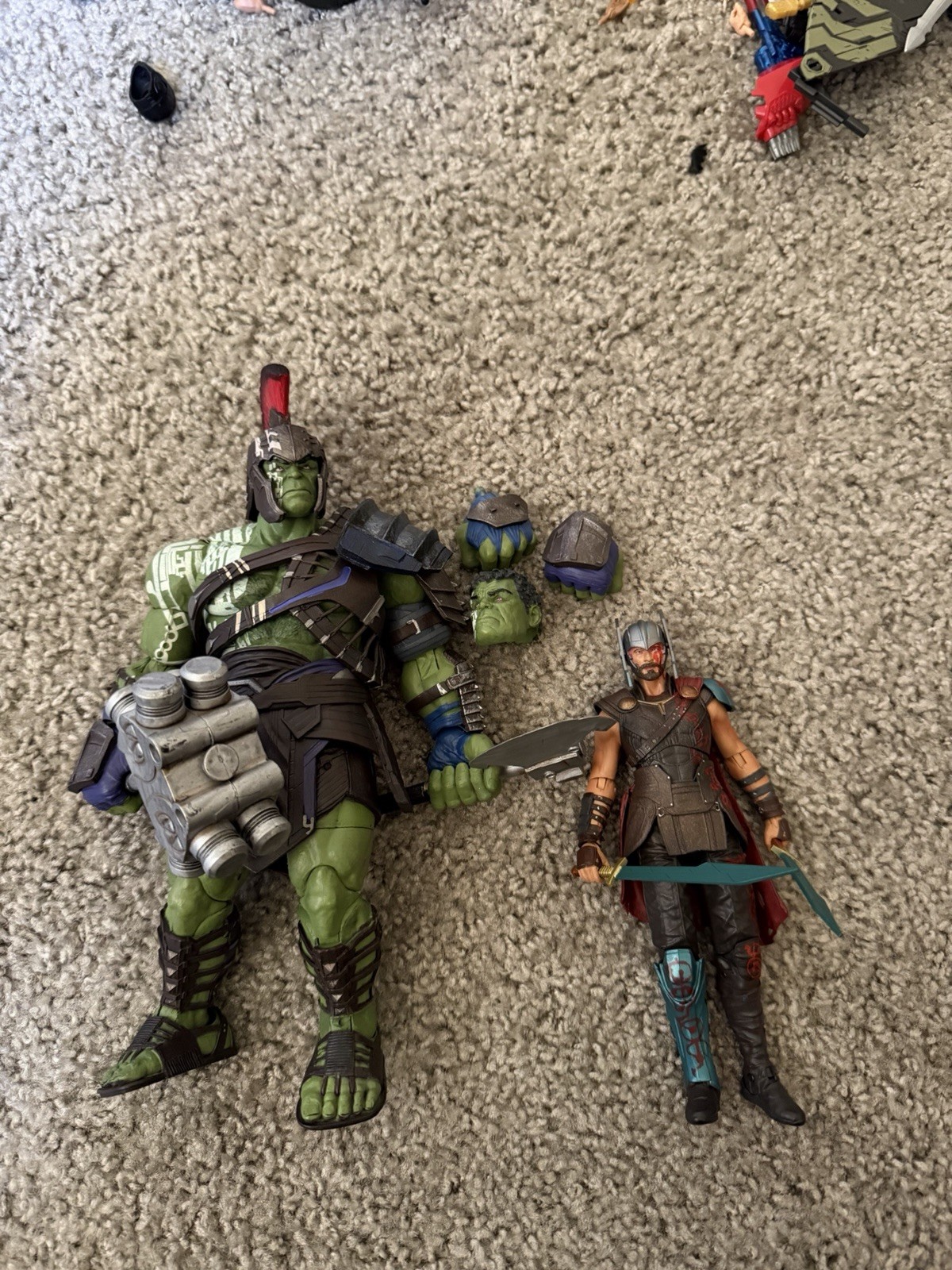 Marvel Select GLADIATOR HULK and Thor Thor Ragnarok Movie
