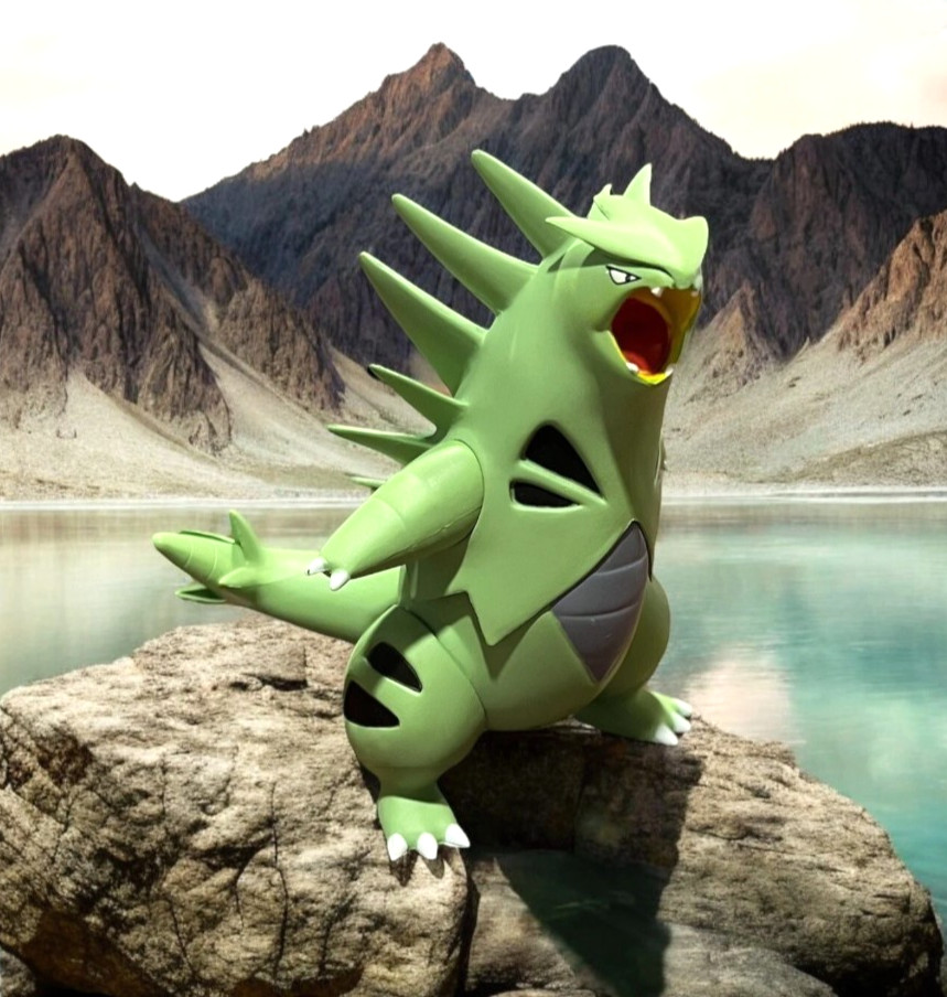 Tyranitar Pokemon Collectible Statue Model Figure — 4.25″ Tall
