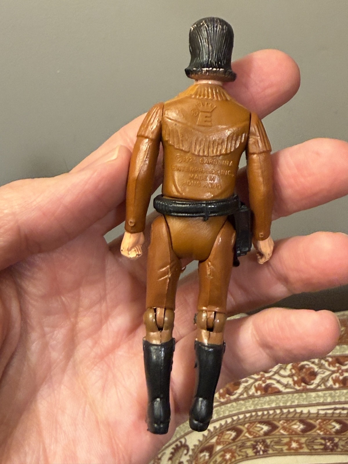 Vintage 1975 Excel Legends of the West Buffalo Bill Figure With Hat and Gun 4”