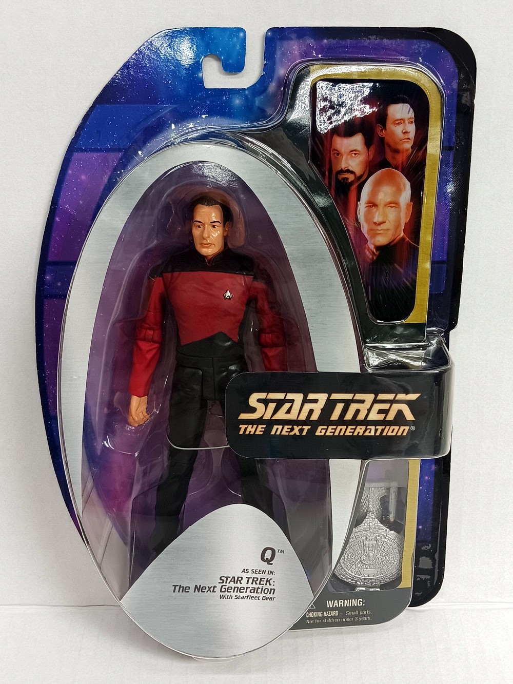 “Q” STAR TREK THE NEXT GENERATION 7″ ACTION FIGURE DIAMOND SELECT 2006 UNOPENED
