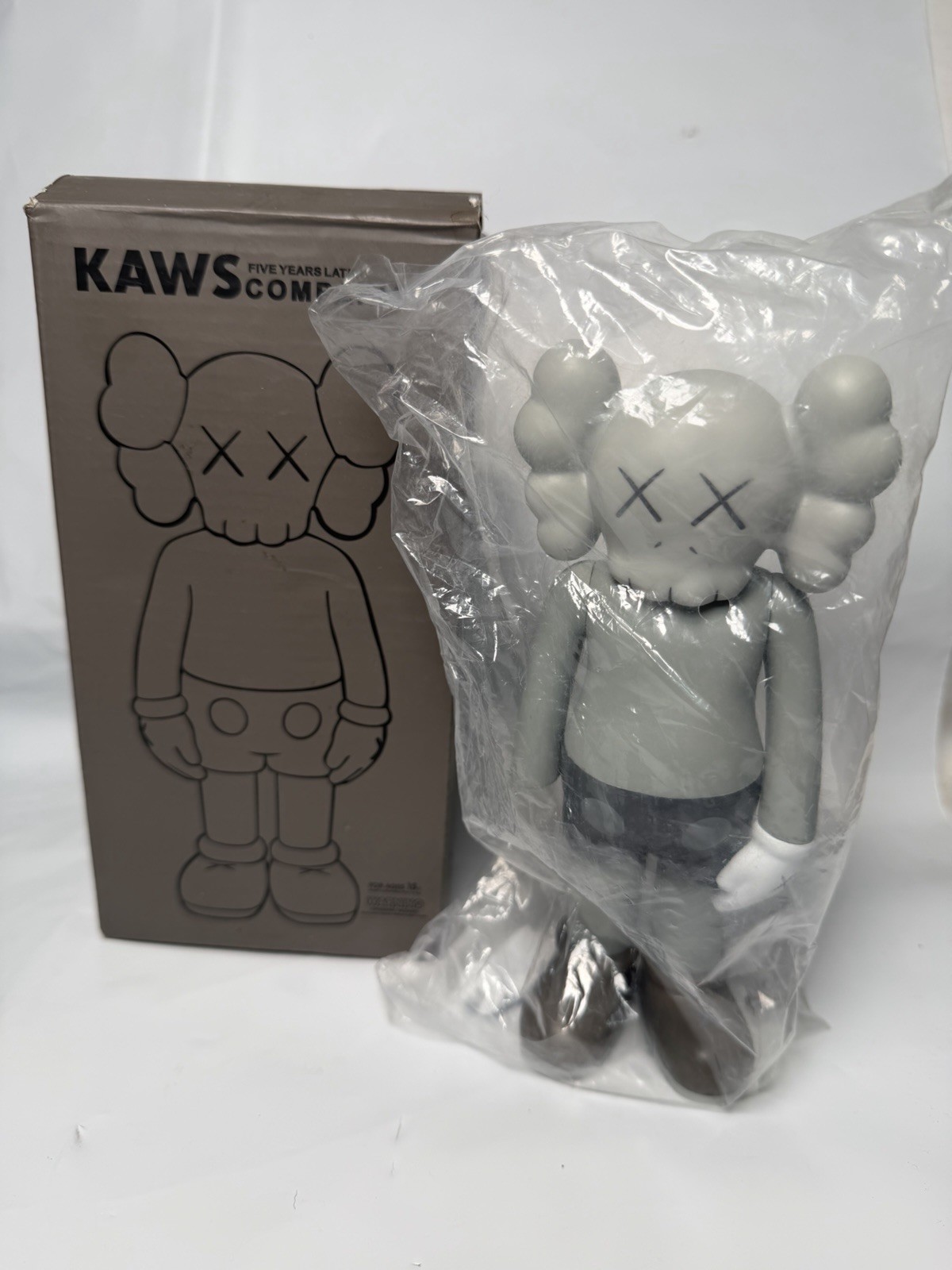 KAWS Five Years Later Companion Original Fake Figure Black 8” NIB – Read Please