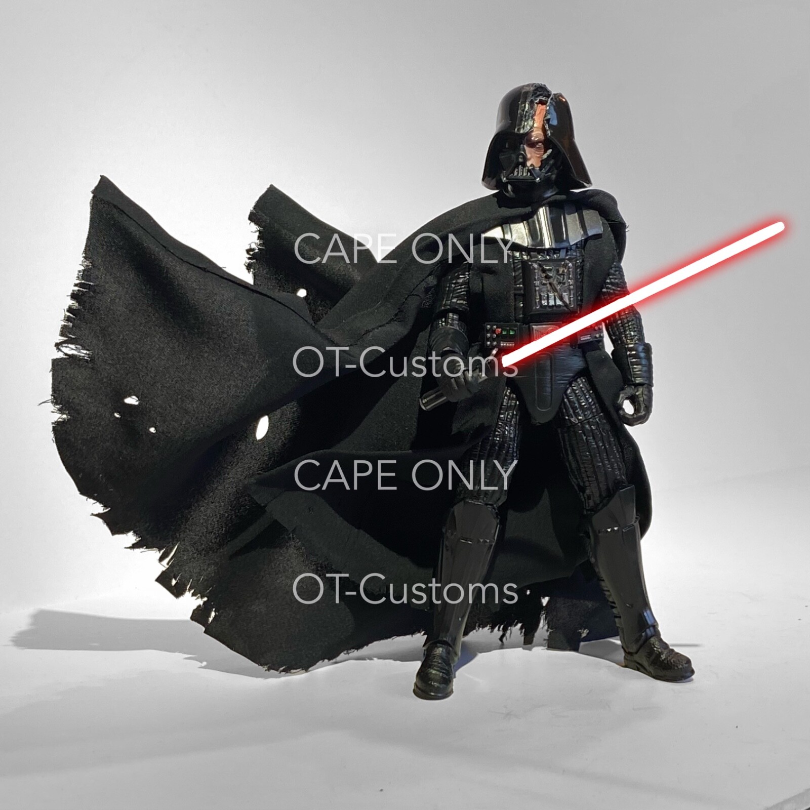 WIRED CAPE & WIRED TUNIC – Duels End 6in Darth Vader Hasbro, MAFEX, S.H.Figuarts