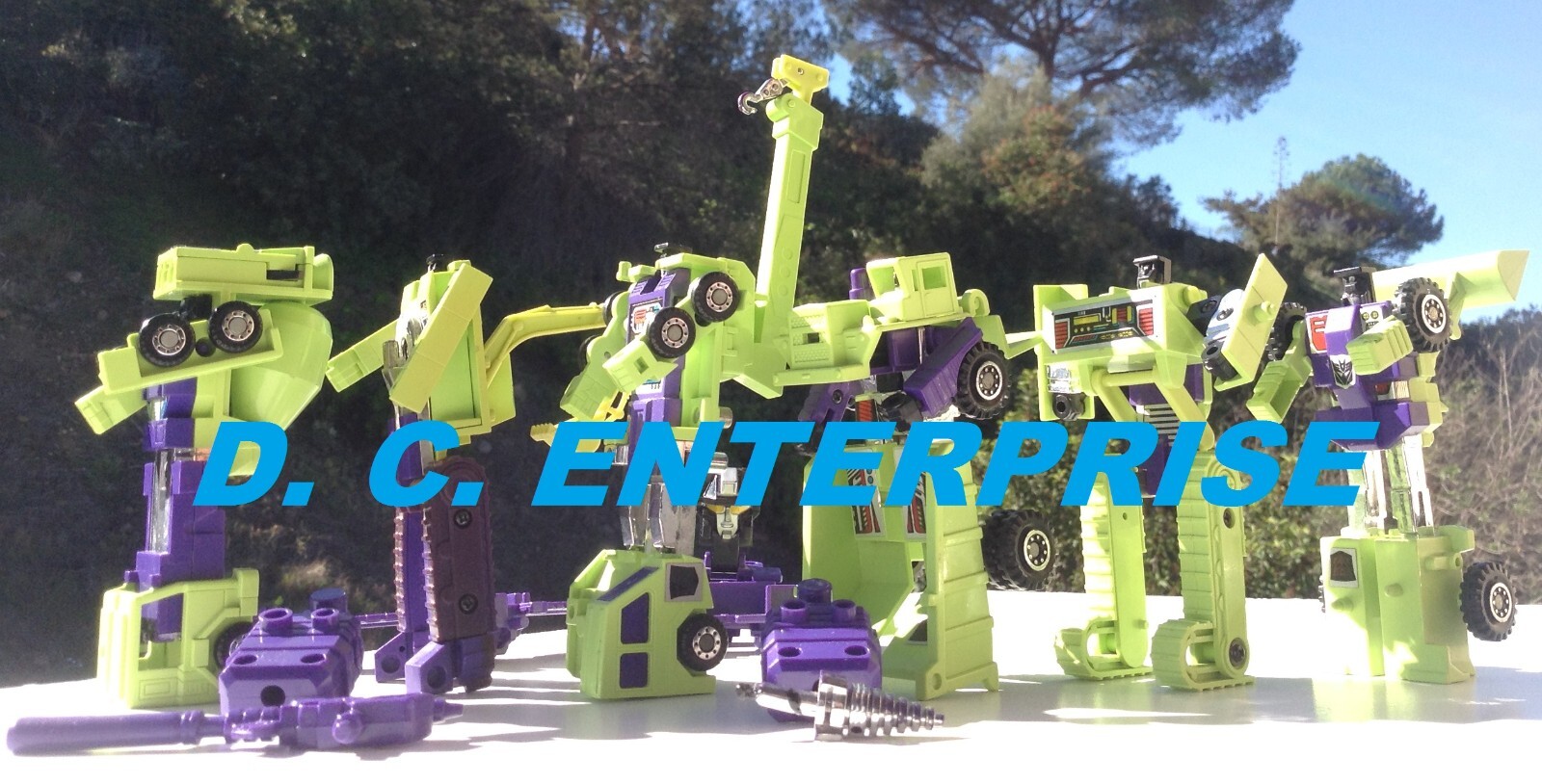 HASBRO TRANSFORMERS G1 SERIES 2  DEVASTATOR INCOMPLETE CONSTRUCTICON & PART 1985