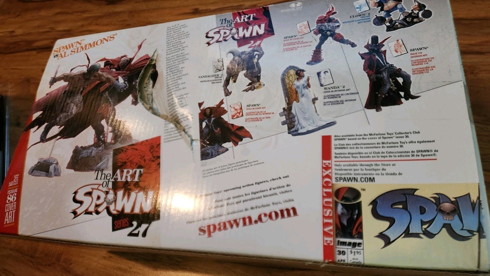 /7270 McFarlane Toys Art of Spawn Spawn vs Al Simmons Issues 8 & 119 Figure Lot