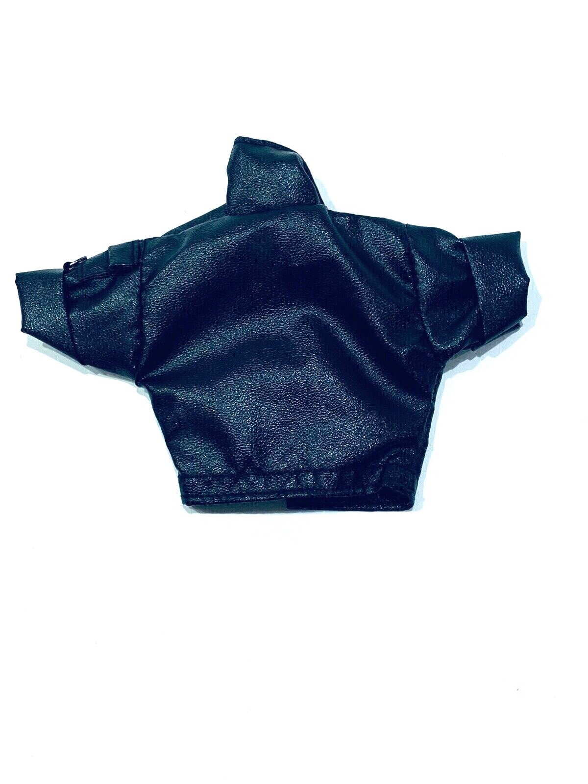SU-HB-JK-BK: Custom Black faux Leather Jacket for 1000Toys Hellboy (No figure)
