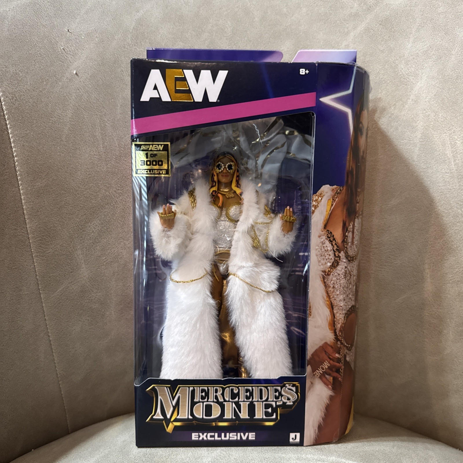 Mercedes Mone AEW Unrivaled AEW Exclusive 1/3000 Jazwares Figure