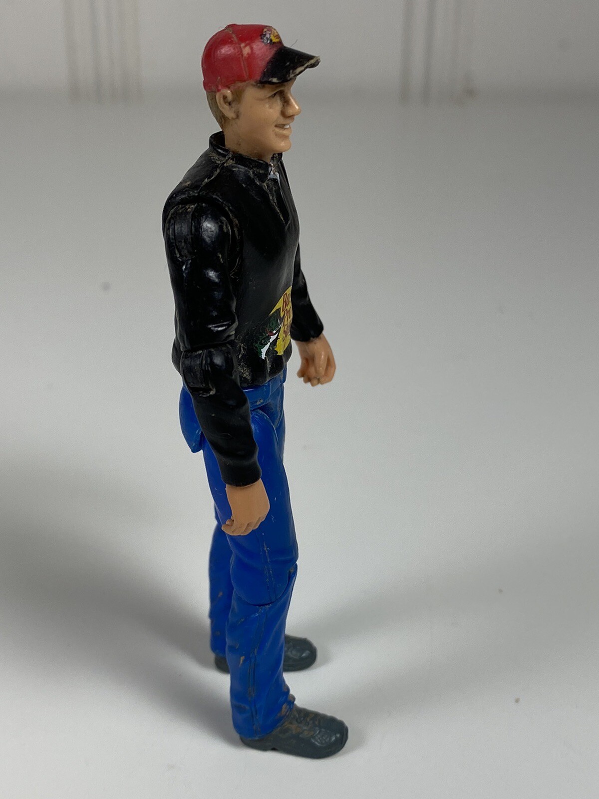 Bass Pro Shop Boating Action Figure With Red Hat Bass ProShop Logo 4″ Tall
