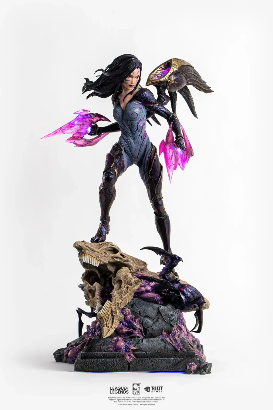 Pure Arts League of Legends Arcane KAI’SA Void Statue Figure 1/4 LED Polyresin