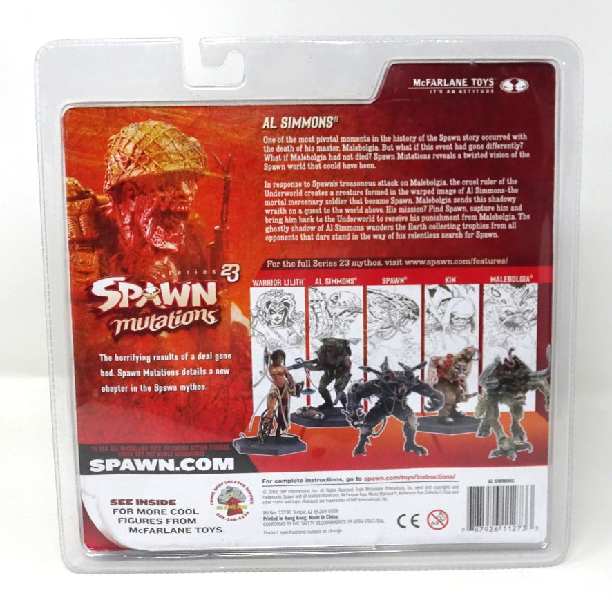 McFarlane Spawn Mutations Series 23 Al Simmons Action Figure NIP