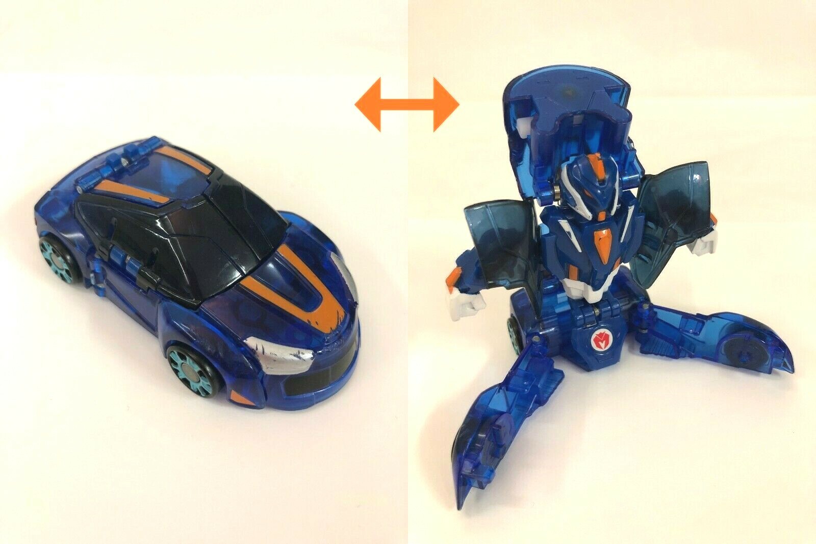 [TURNING MECARD] EVAN Transformable Robot Car Korea TV Figure + 2 card