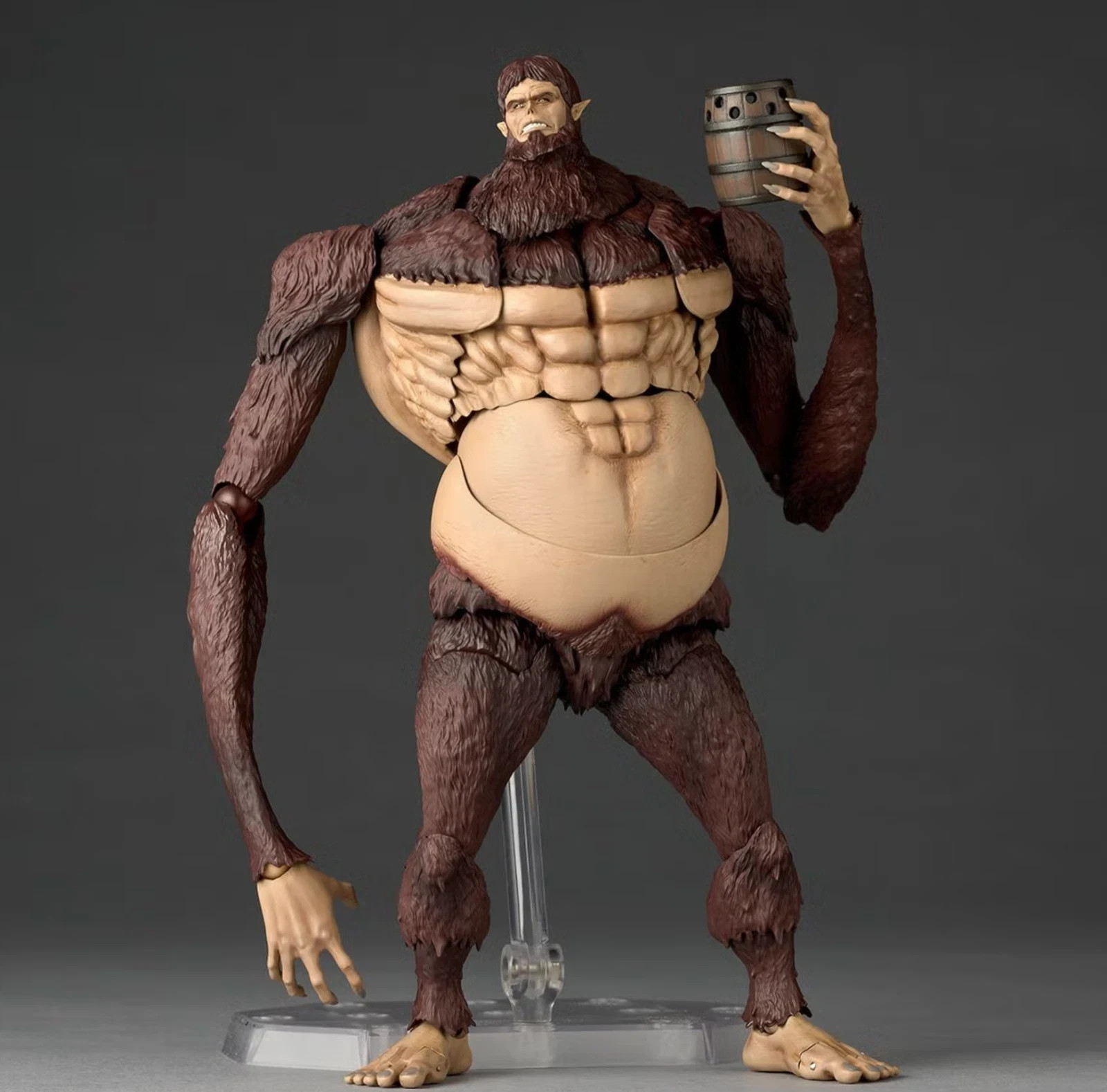 Kaiyodo Revoltech Amazing Yamaguchi Attack on Titan Beast Titan Figure w/Bonus