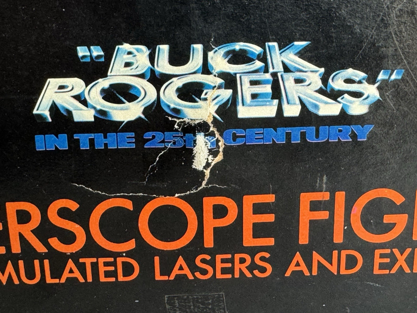 Vintage 1979 Mego Buck Rogers Laserscope Fighter In Open Box Complete White!