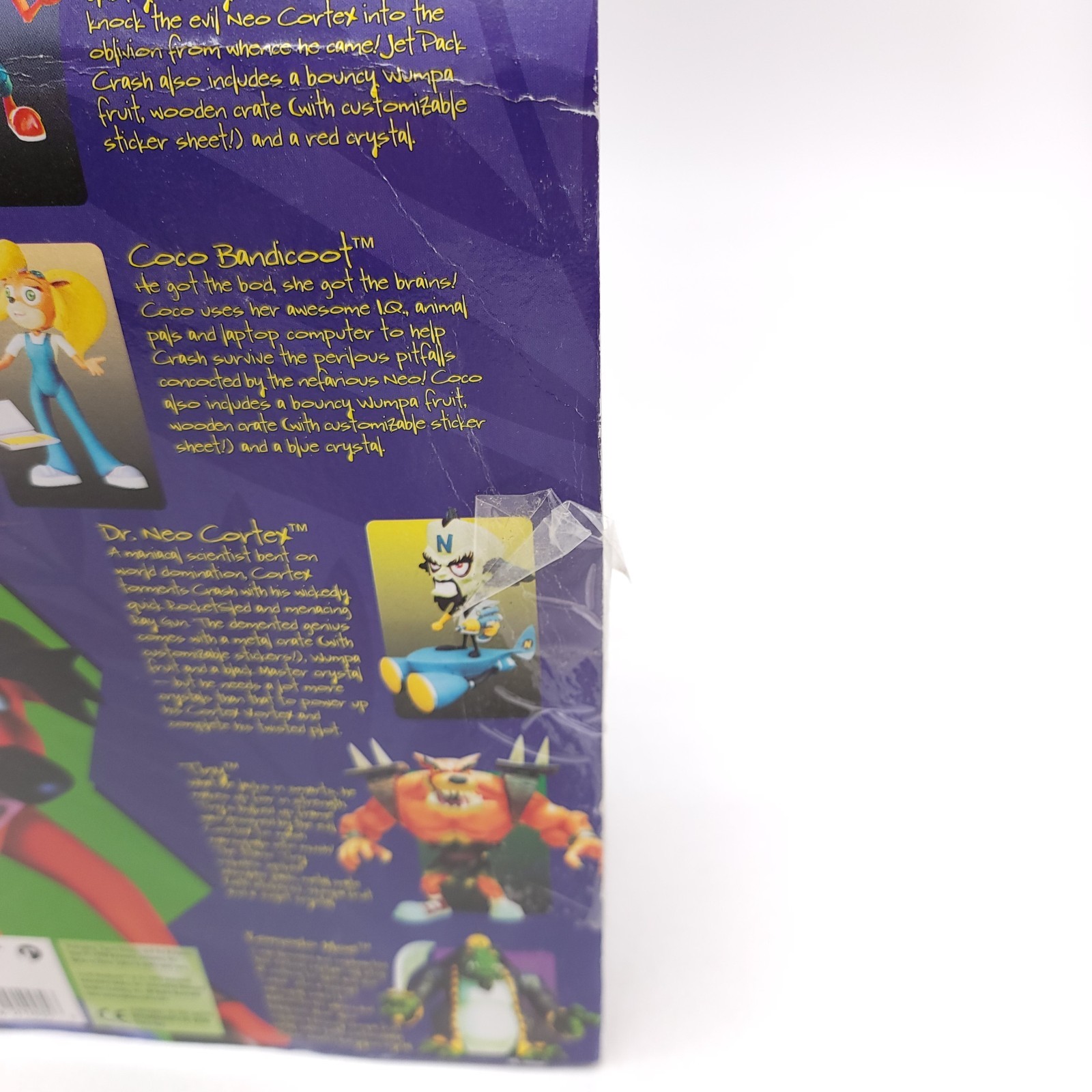 ReSaurus CRASH BANDICOOT SERIES 1 Tiny Figure Vintage 1998 OPENED