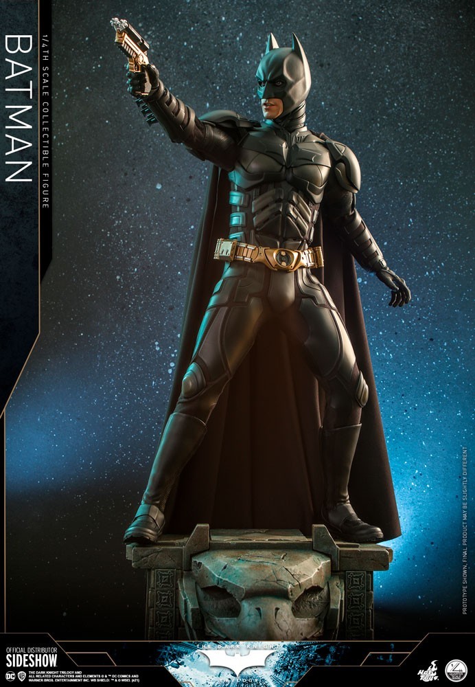 Hot Toys Batman Dark Knight Trilogy 1:4 Scale Figure Christian Bale Wayne QS019